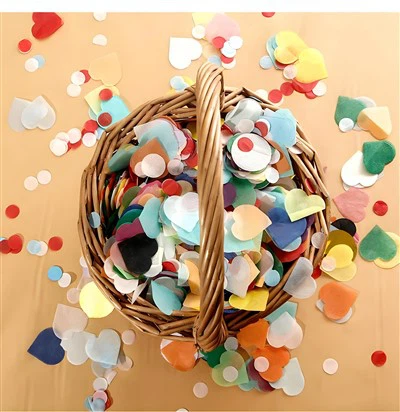 Tissue Paper Confetti Wedding Party